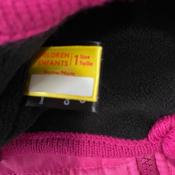 Osh Kosh Girls Pink Sz 3T Puffy Vest & Kombi Pink Heart Fleece Lined Hat. - Picture 13 of 15